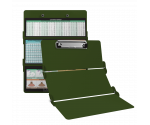 WhiteCoat Clipboard® Trifold - Army Green Lactation Consultant Edition